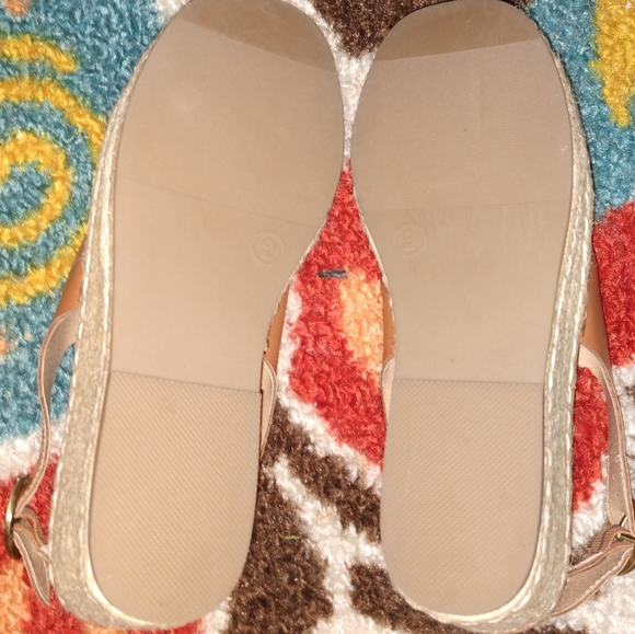 🤎 NWOT Wedge Sandals 🧡 Massini Maria Open Toe - Picture 5 of 7